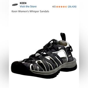 KEEN Whisper Sandals - Black